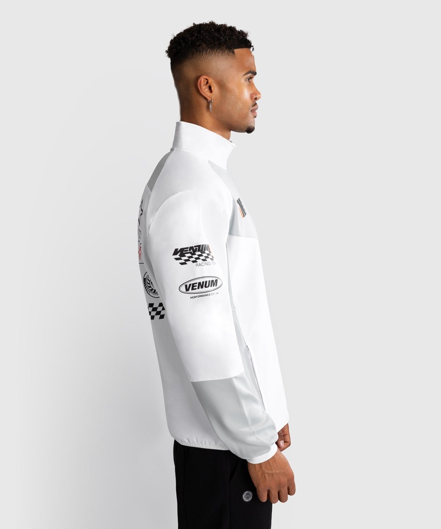 venum motorsport softshell jacket - snow white