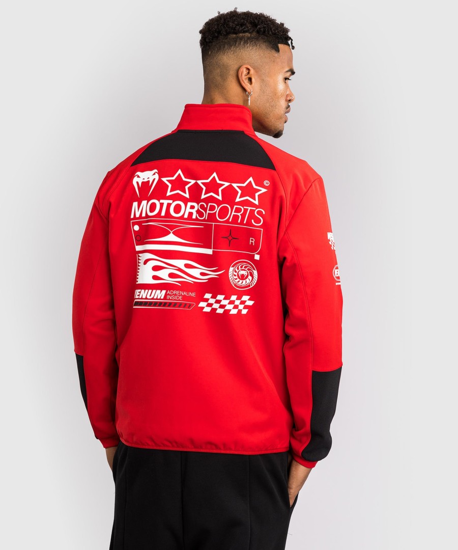 venum motorsport softshell jacket - racer red