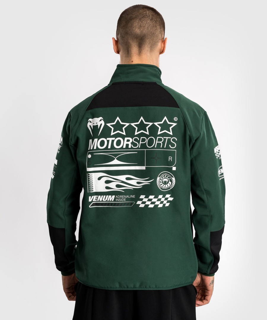 venum motorsport softshell jacket - deep forest
