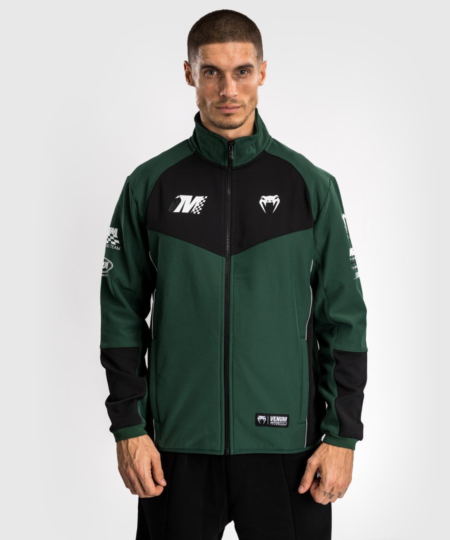 venum motorsport softshell jacket - deep forest