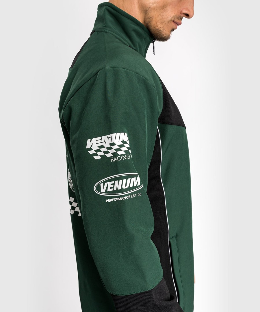 venum motorsport softshell jacket - deep forest