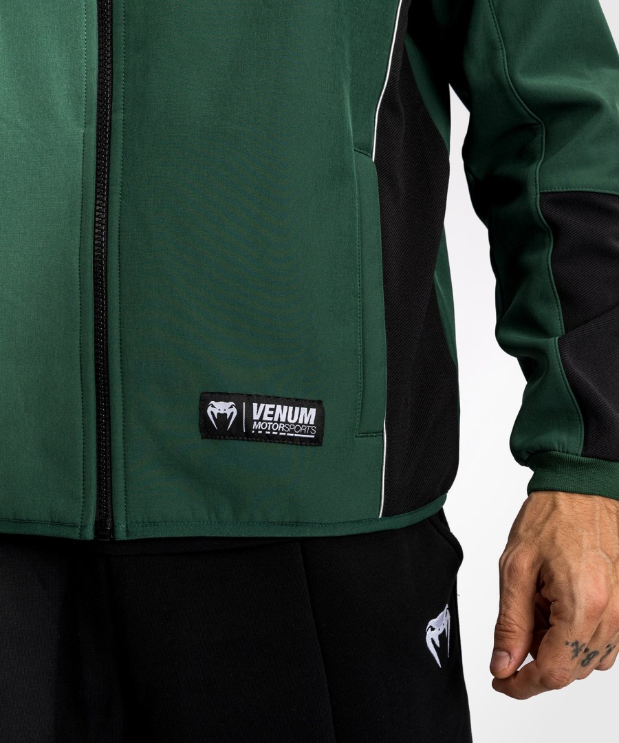 venum motorsport softshell jacket - deep forest