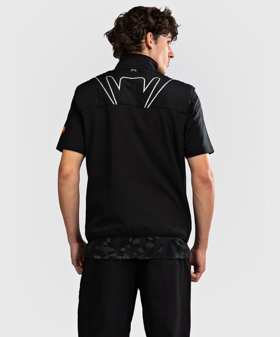 venum paddock softshell jacket short sleeves - black