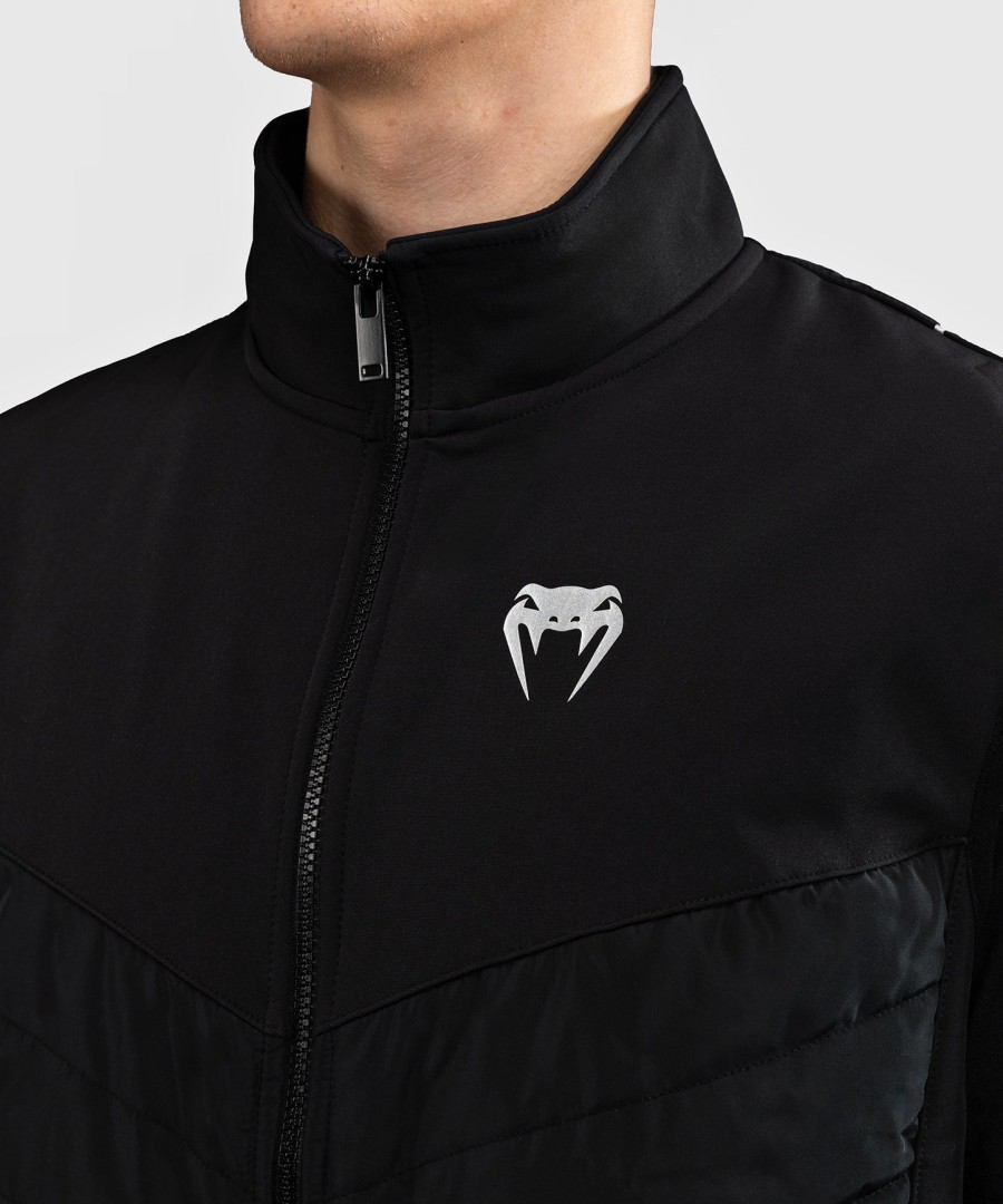venum paddock softshell jacket short sleeves - black