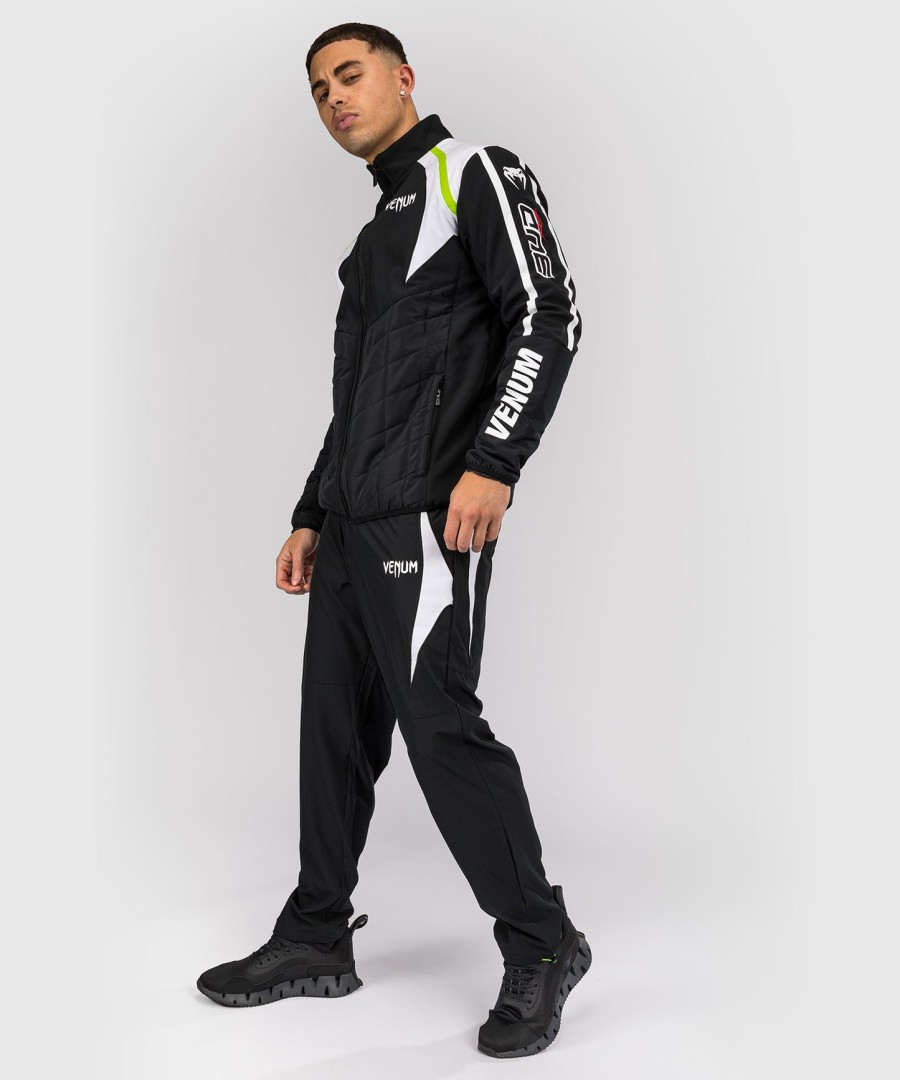 venum x bud racing men jacket - blackwhitelime green