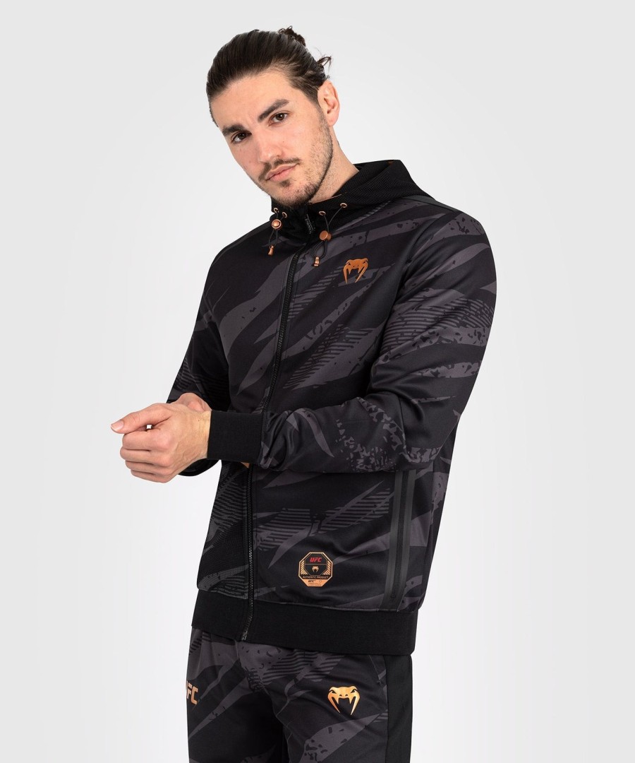 ufc adrenaline by venum fight week men zip hoodie - urban camo