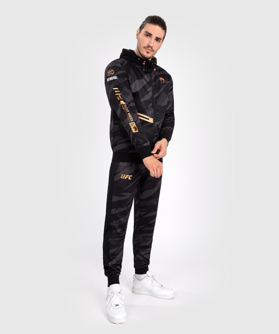 ufc adrenaline by venum fight week men zip hoodie - urban camo