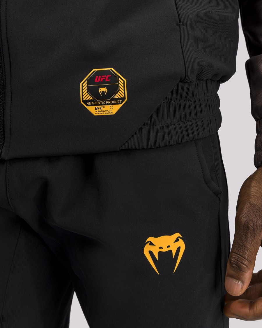 ufc fusion by venum fight week men zip hoodie - earthen brown