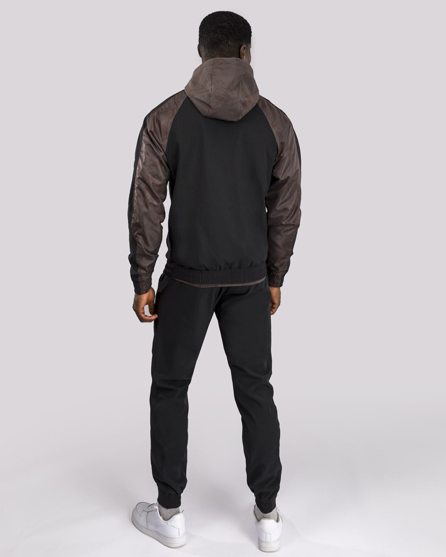 ufc fusion by venum fight week men zip hoodie - earthen brown
