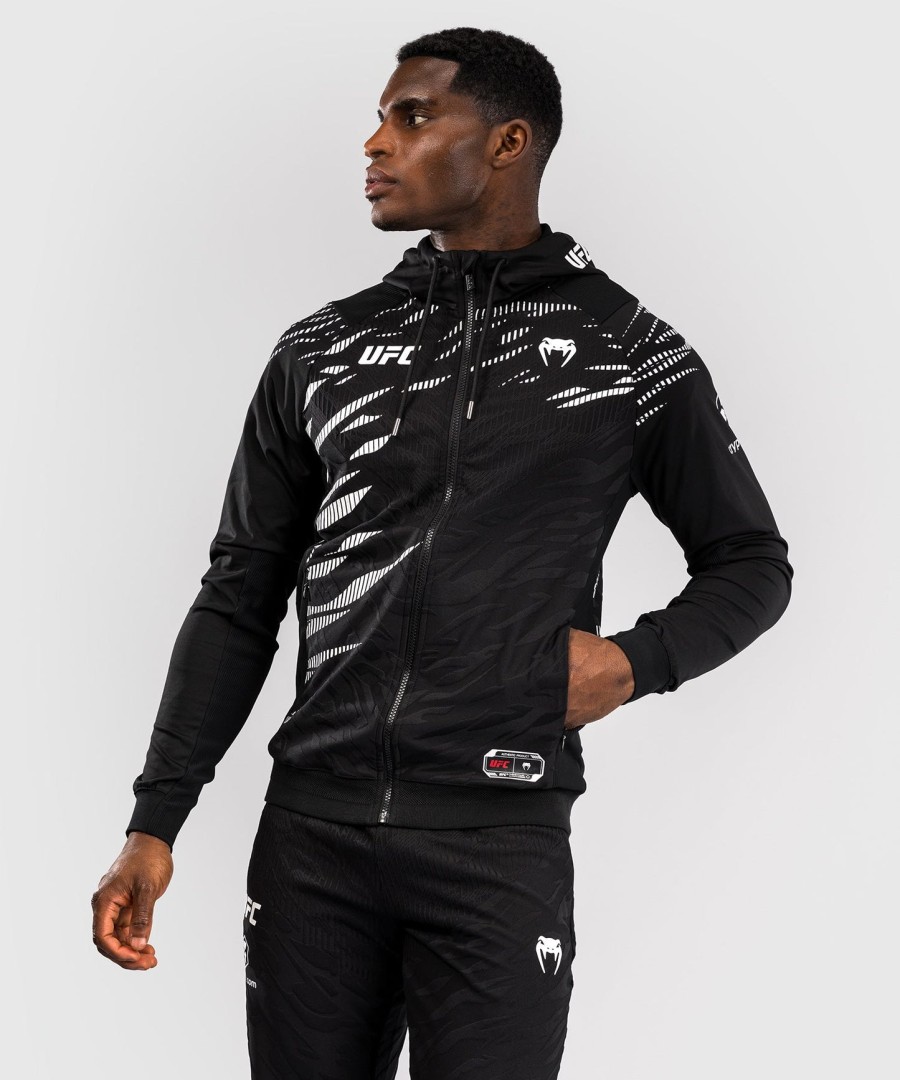 ufc fusion by venum authentic fight night men walkout hoodie - black