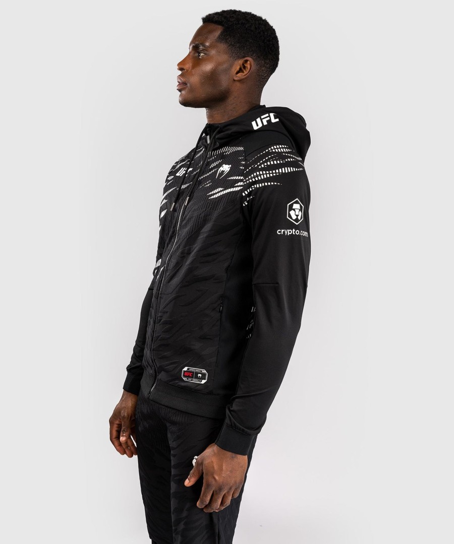 ufc fusion by venum authentic fight night men walkout hoodie - black