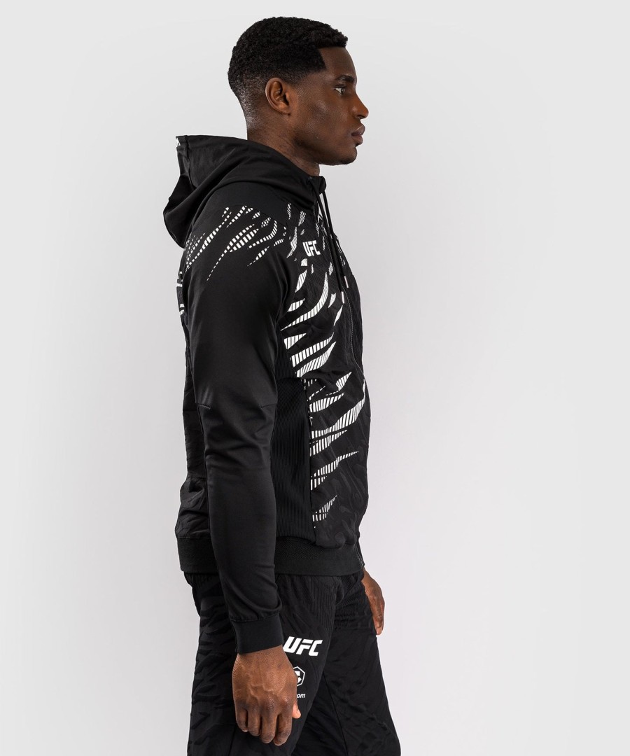 ufc fusion by venum authentic fight night men walkout hoodie - black