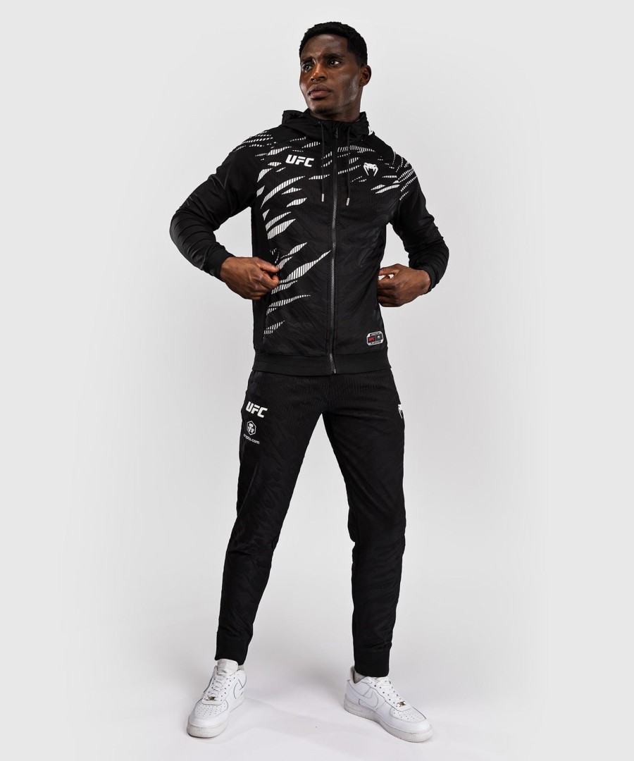 ufc fusion by venum authentic fight night men walkout hoodie - black