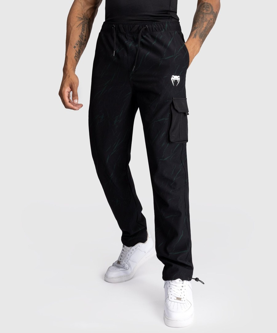 venum trooper men tracksuit pants - blackforest green