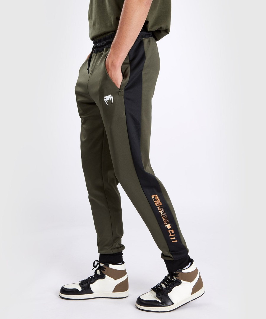 ufc adrenaline by venum fight week men performance jogging pants - khakibronze