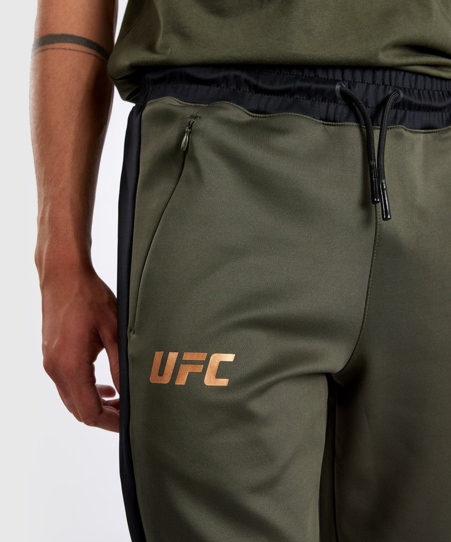 ufc adrenaline by venum fight week men performance jogging pants - khakibronze
