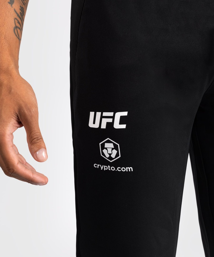 ufc fusion by venum authentic fight night men straight leg walkout pant - black