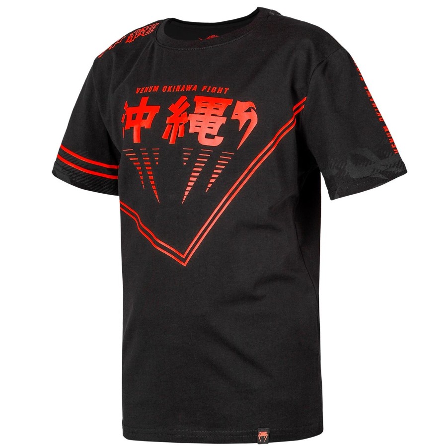 venum okinawa 2.0 kids t-shirt - blackred