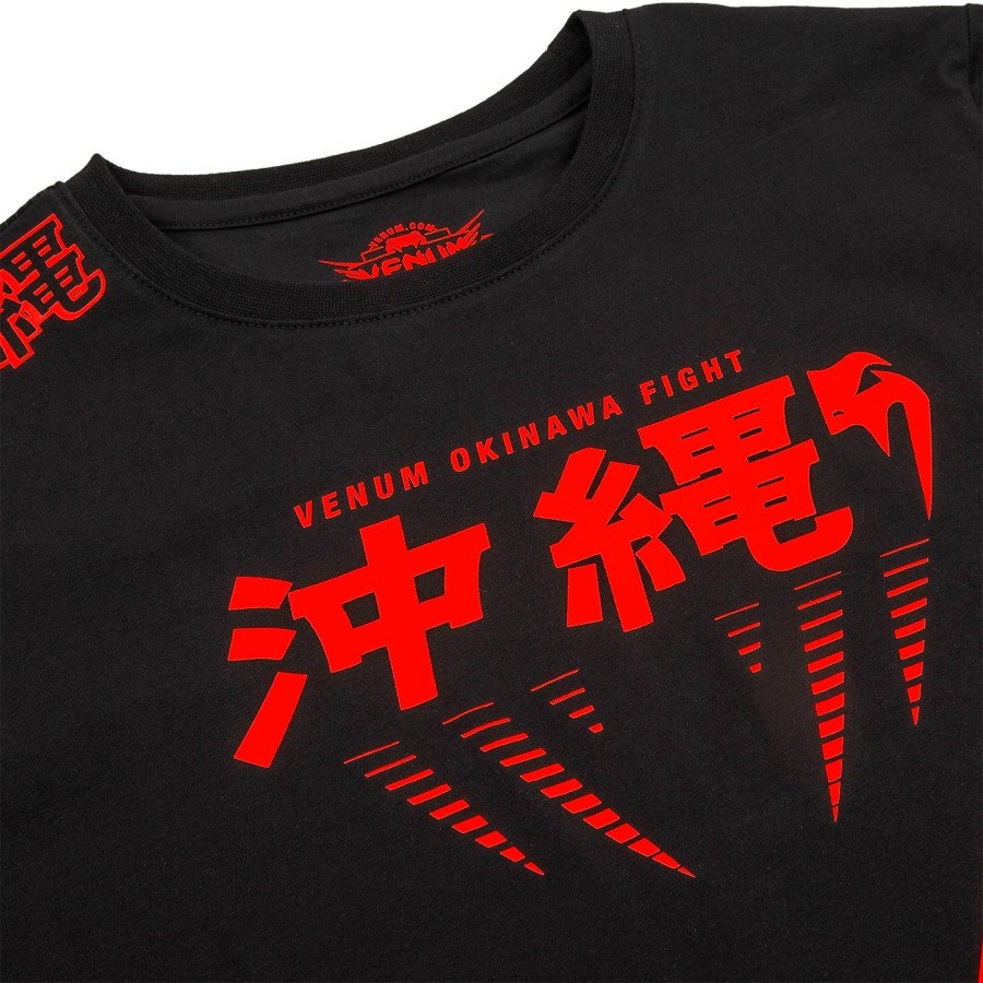 venum okinawa 2.0 kids t-shirt - blackred