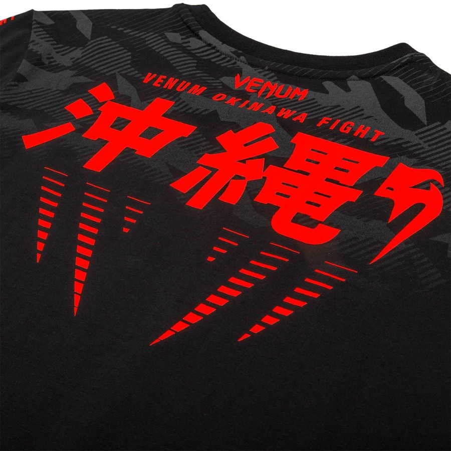 venum okinawa 2.0 kids t-shirt - blackred