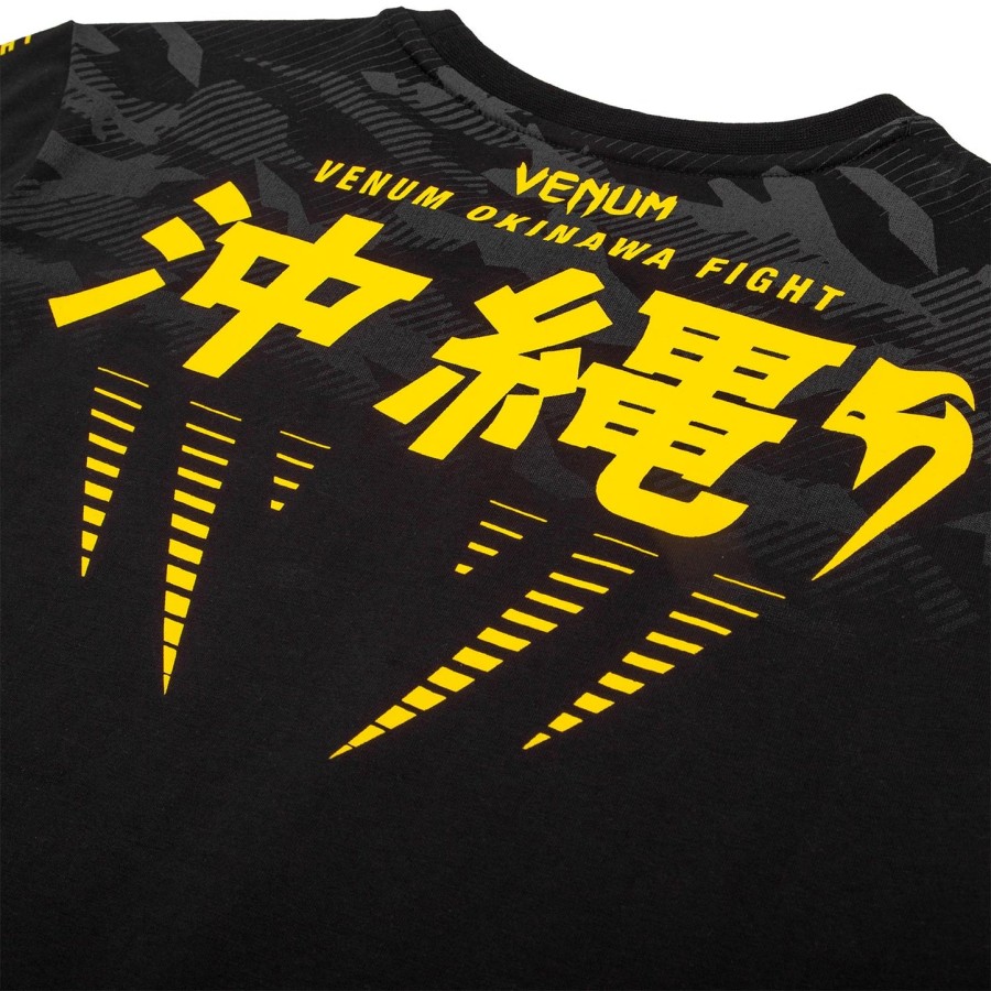venum okinawa 2.0 kids t-shirt - blackyellow - exclusive