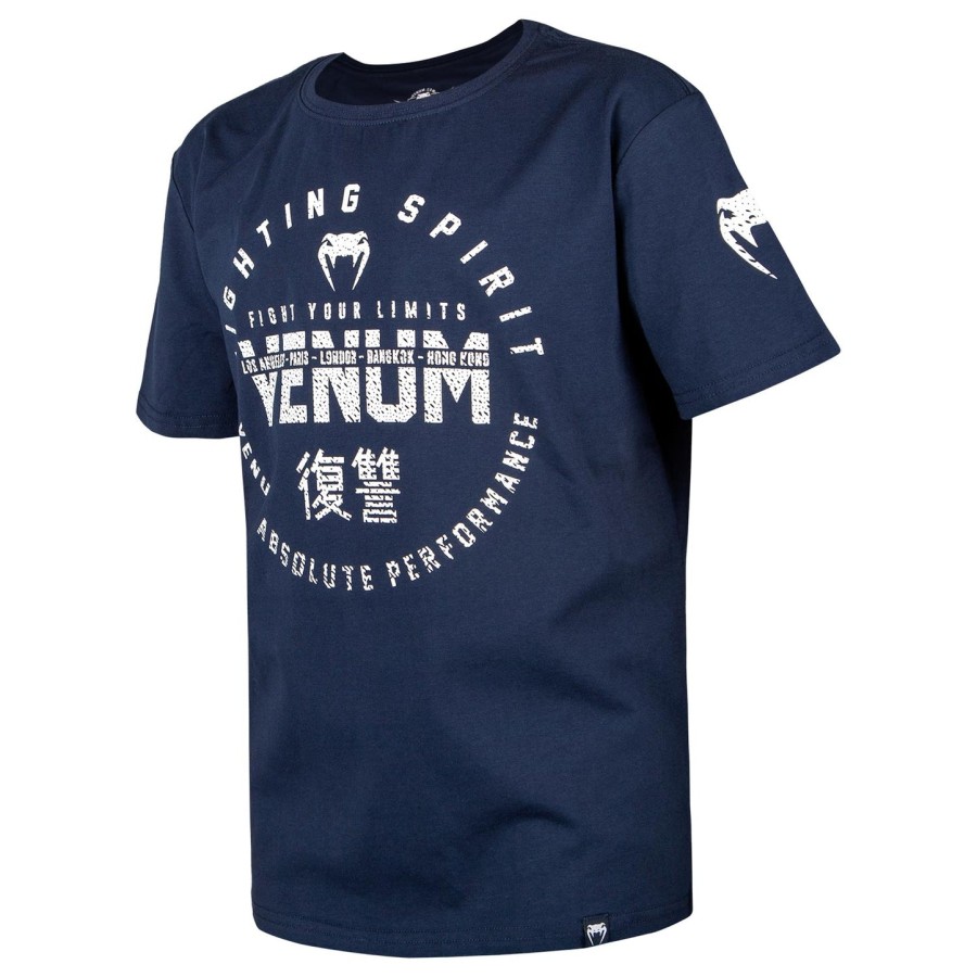 venum signature kids t-shirt - navy blue