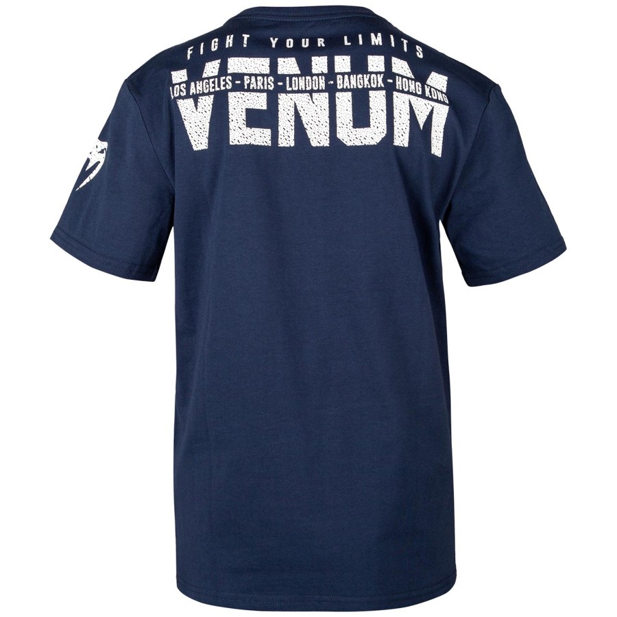 venum signature kids t-shirt - navy blue