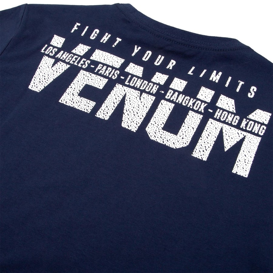 venum signature kids t-shirt - navy blue