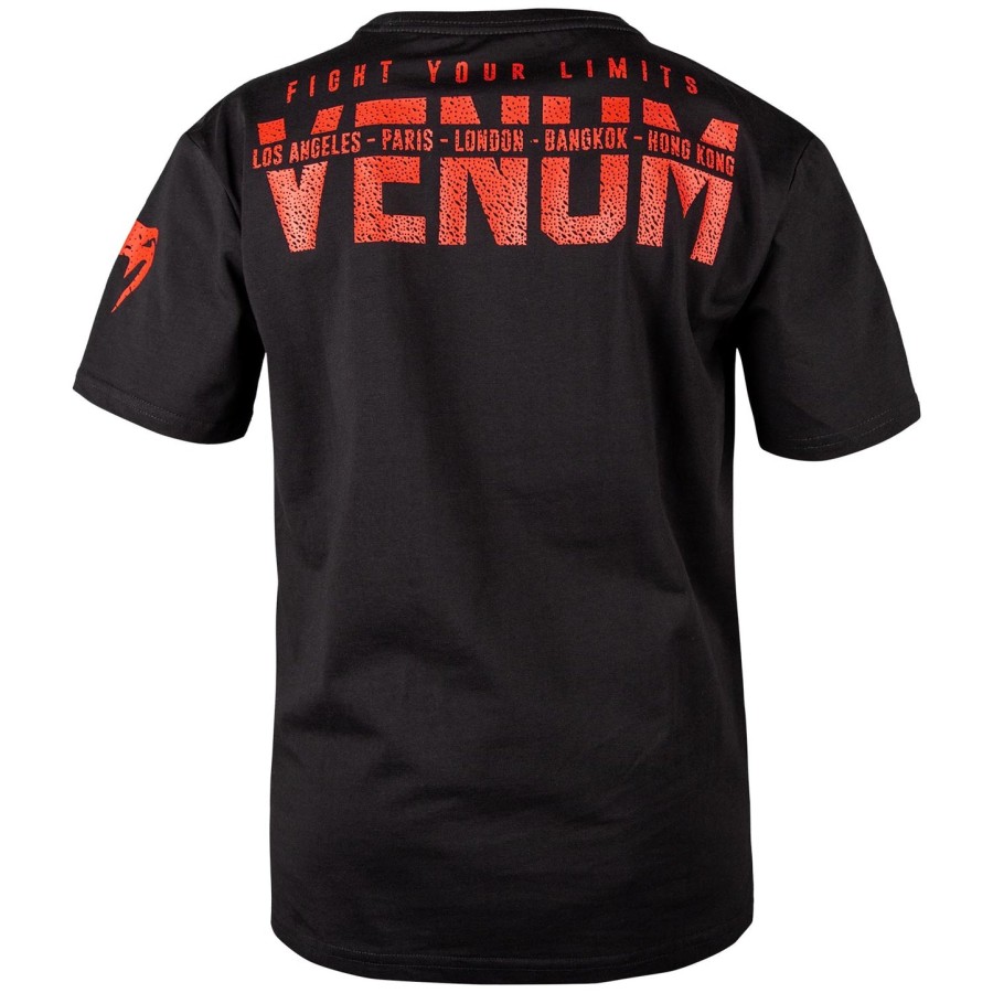 venum signature kids t-shirt - blackred