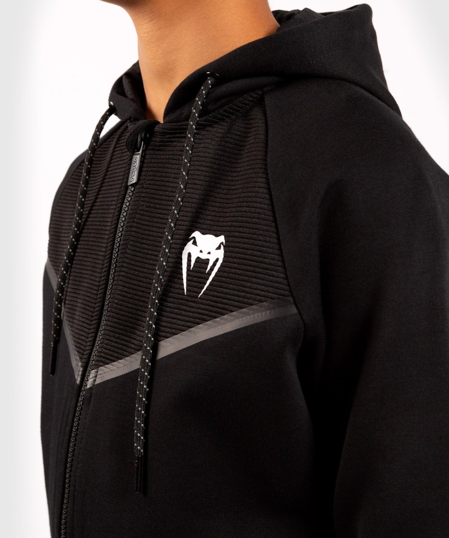 venum laser evo 2.0 kids hoodie – black