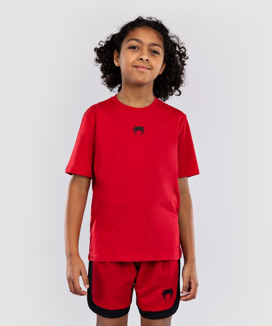 venum contender kids t-shirt - cherry red