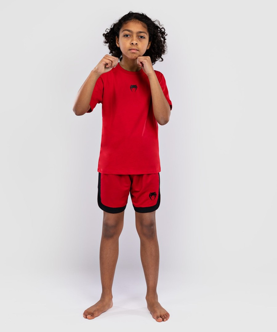 venum contender kids t-shirt - cherry red