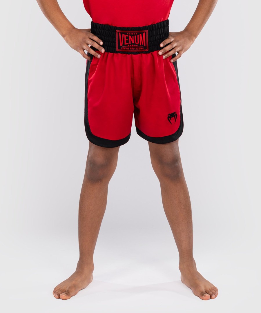 venum classic kids boxing shorts - cherry red