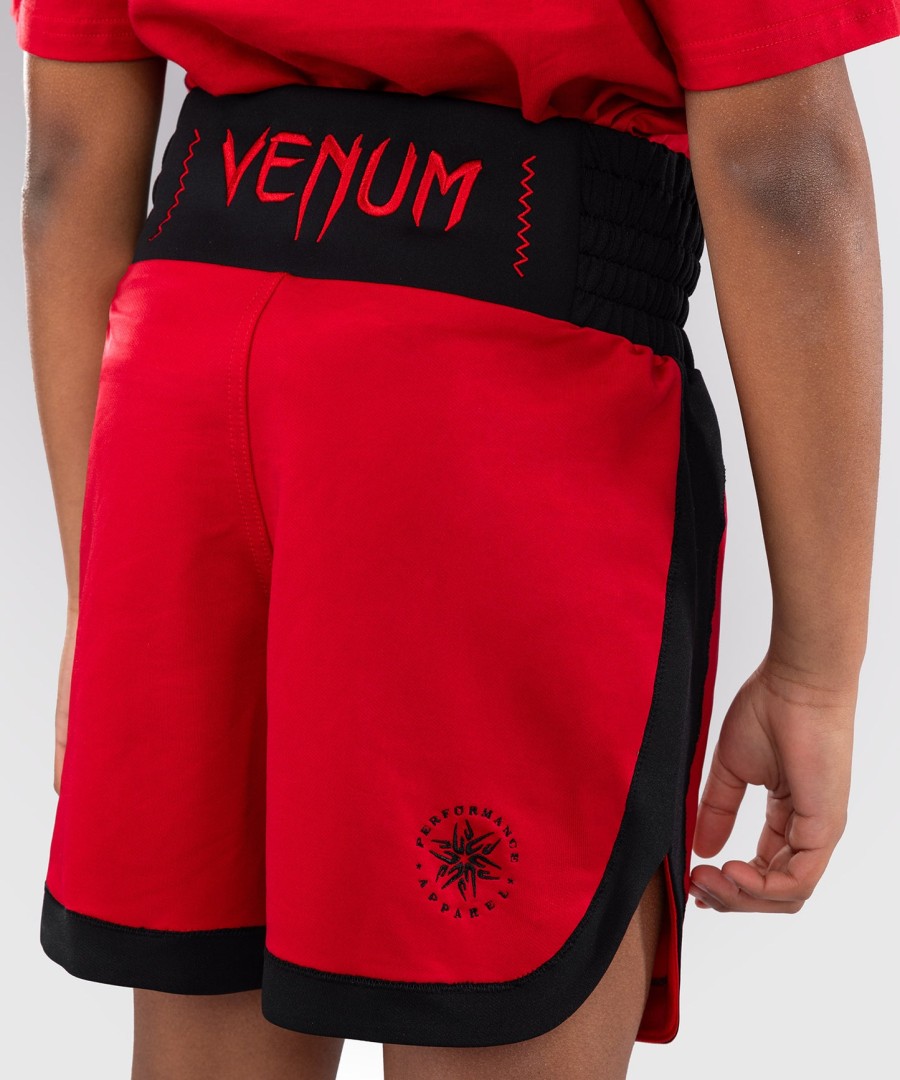 venum classic kids boxing shorts - cherry red