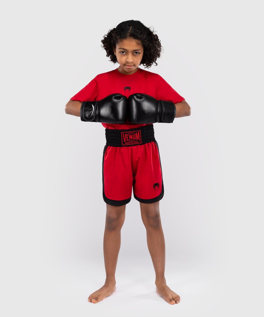 venum classic kids boxing shorts - cherry red
