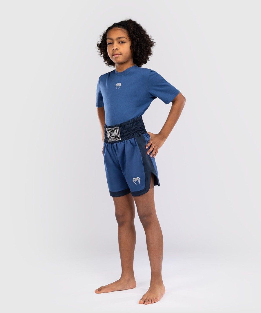 venum classic kids boxing shorts - royal blue