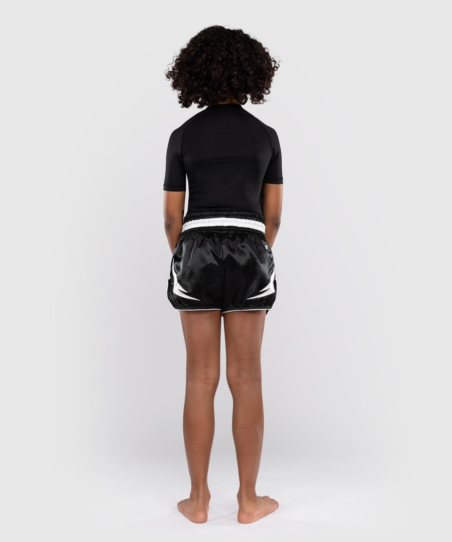 venum inferno kids thai shorts - black