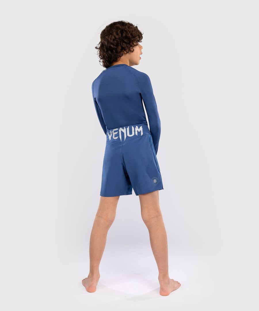 venum light kids fight shorts - royal blue