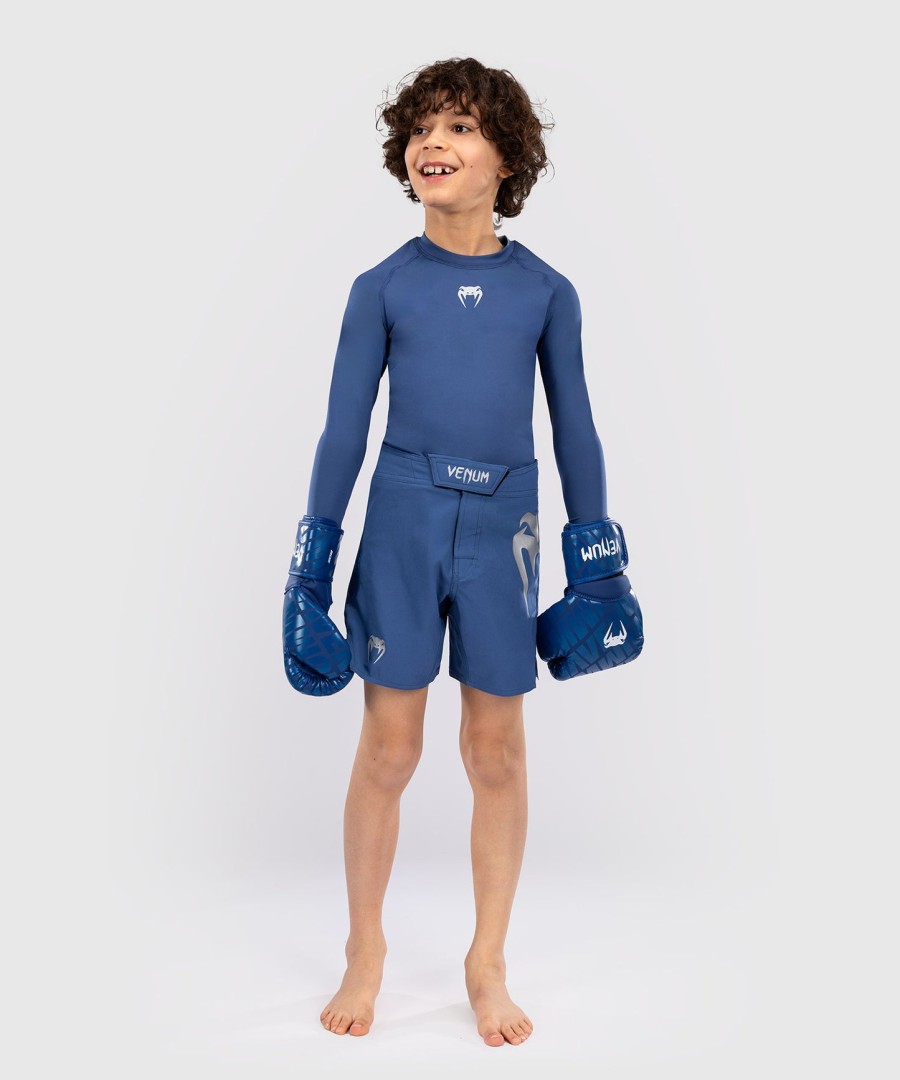 venum light kids fight shorts - royal blue