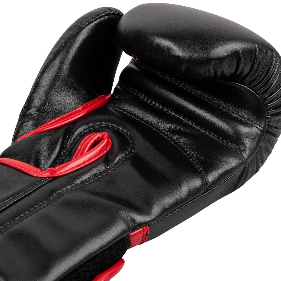 venum signature kids boxing gloves - blackred