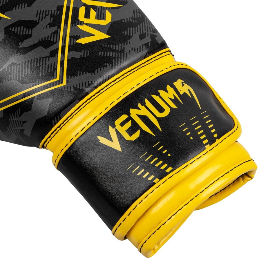 venum okinawa 2.0 kids boxing gloves - blackyellow