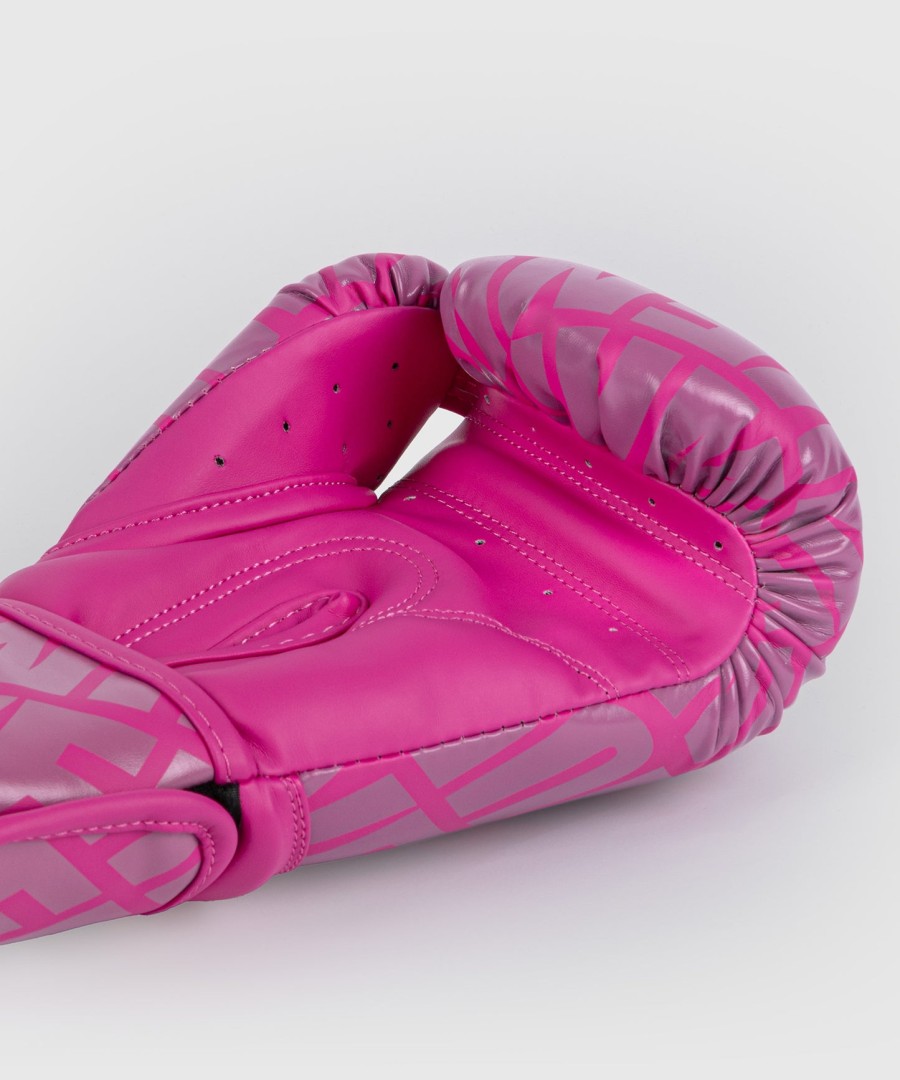 venum contender 1.5 xt kids boxing gloves - white-pink