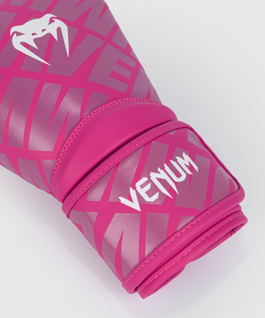 venum contender 1.5 xt kids boxing gloves - white-pink