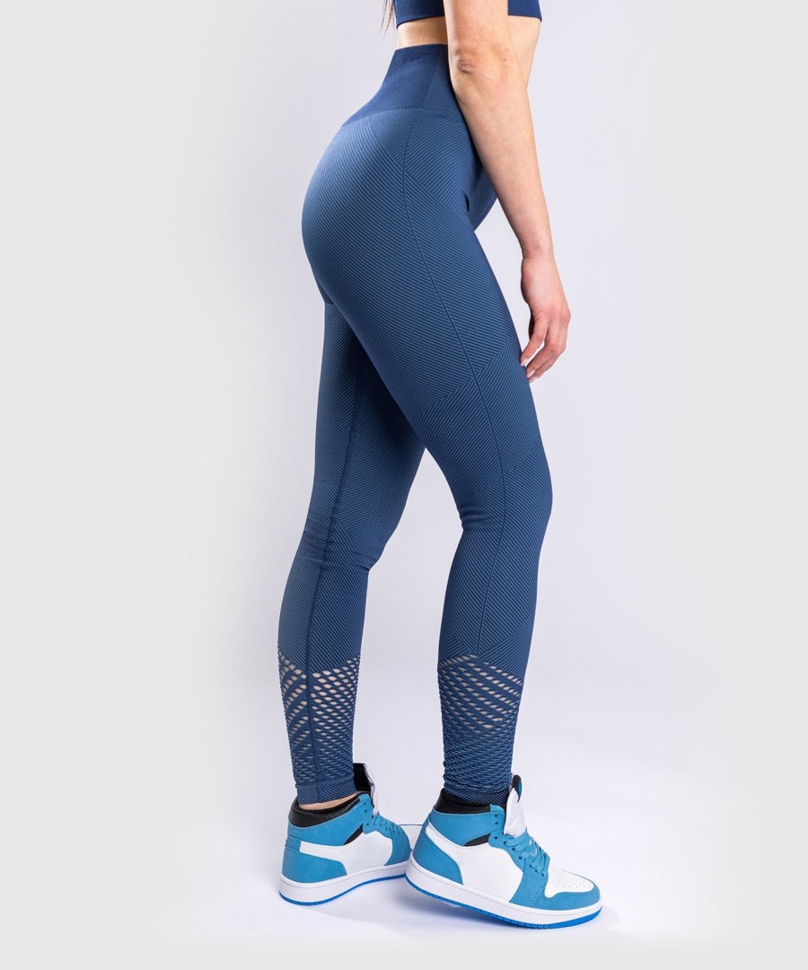 venum sparring seamless leggings - for women - navy blue