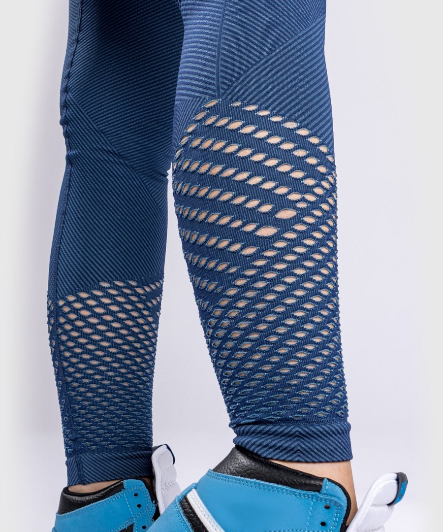 venum sparring seamless leggings - for women - navy blue