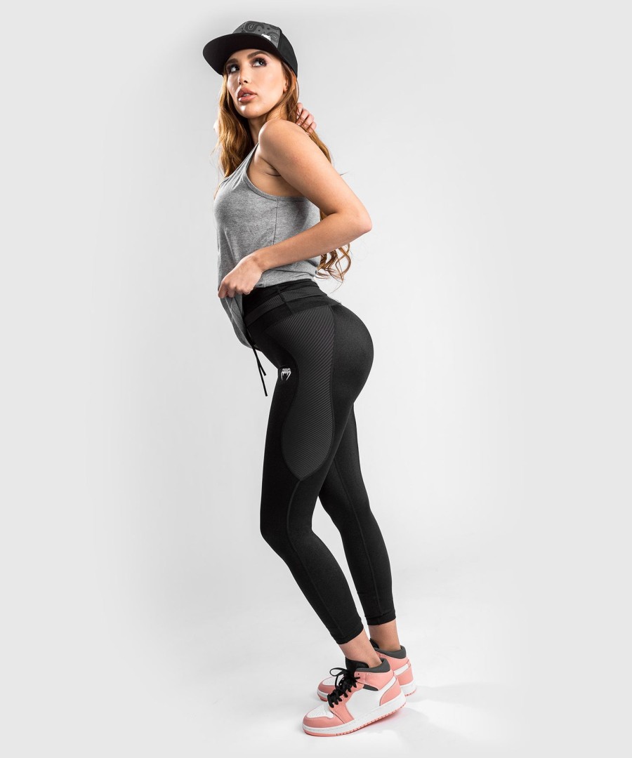 venum glow leggings 78 - for women - black