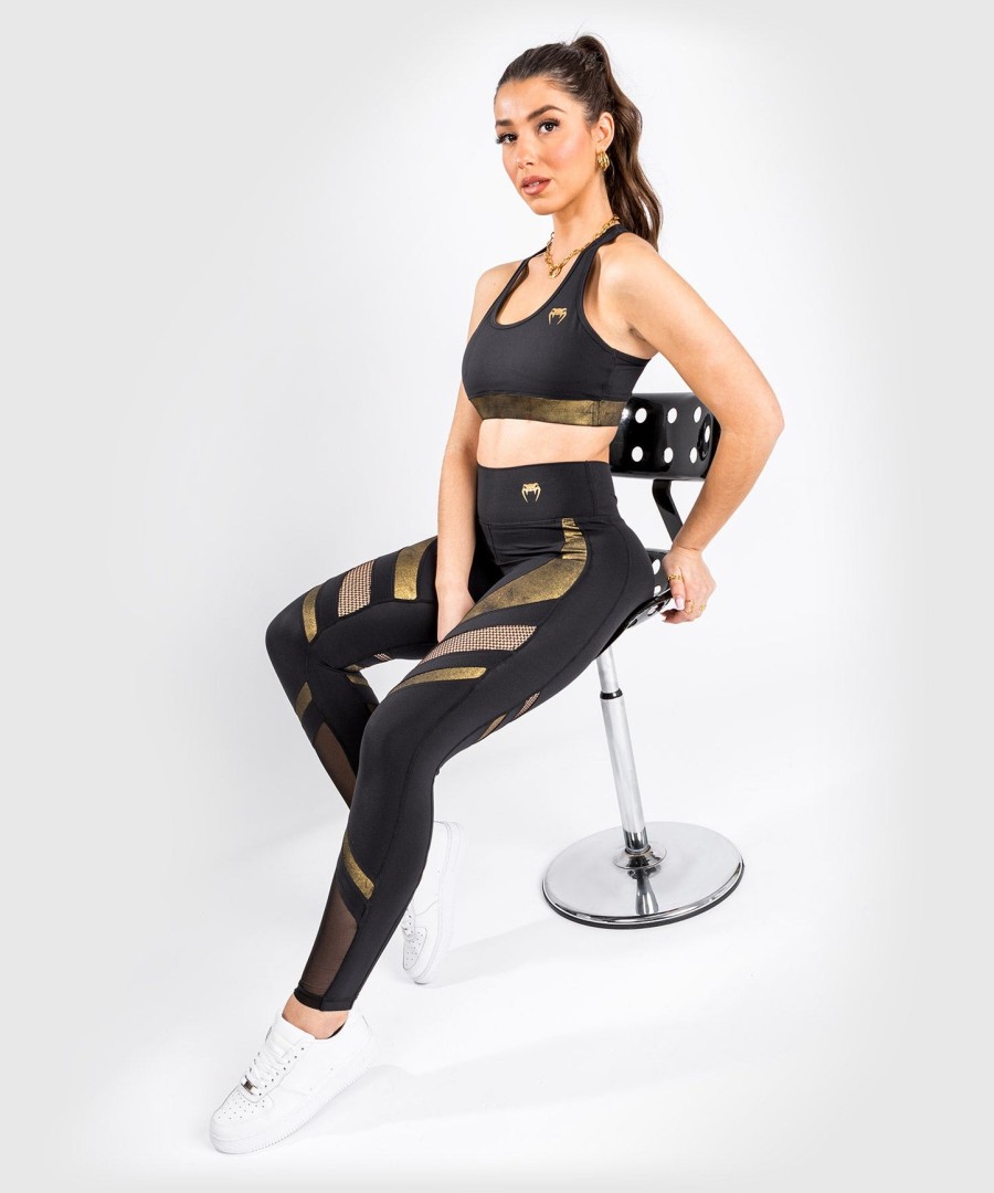 venum lightning leggings 78 - for women - blackgold