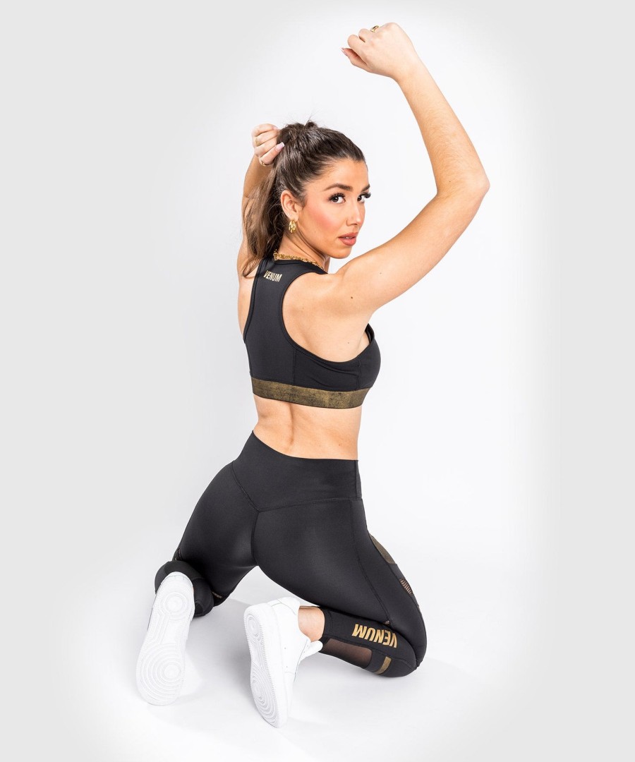 venum lightning leggings 78 - for women - blackgold