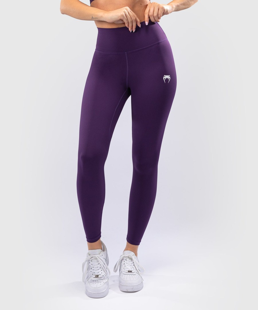 venum essential women leggings - deep purple