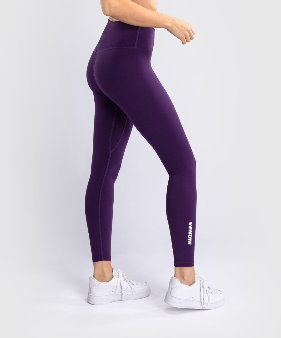 venum essential women leggings - deep purple